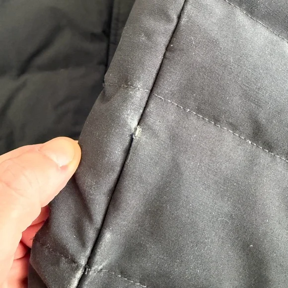 Canada Goose Lorette Parka Black Woman’s Size Small Hood Pockets - Picture 8 of 14